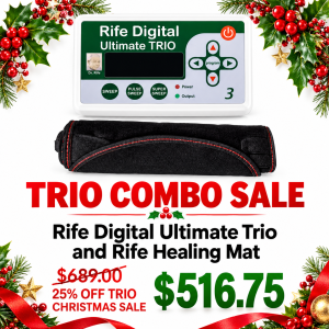 Rife Digital Ultimate Trio + Rife Healing Mat – Christmas Combo Sale